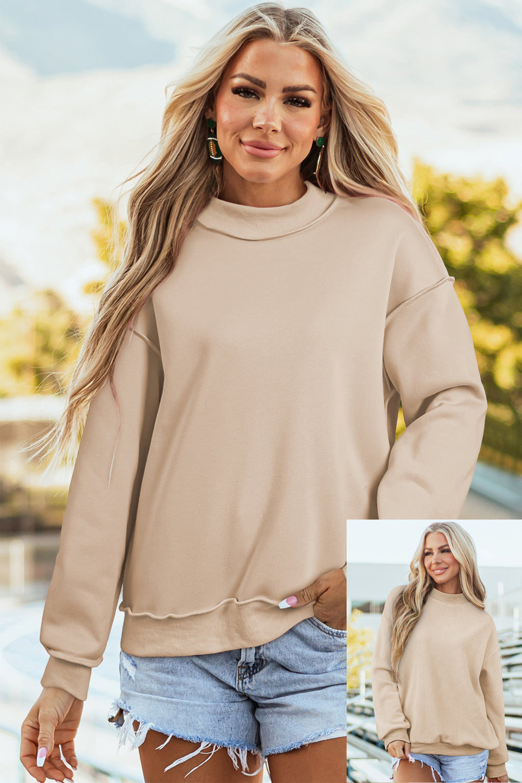 Apricot Oversized Mila Sweatshirt