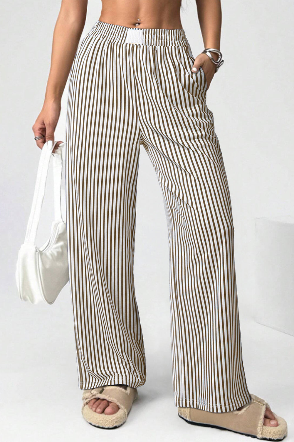 Latte Stripe Pants