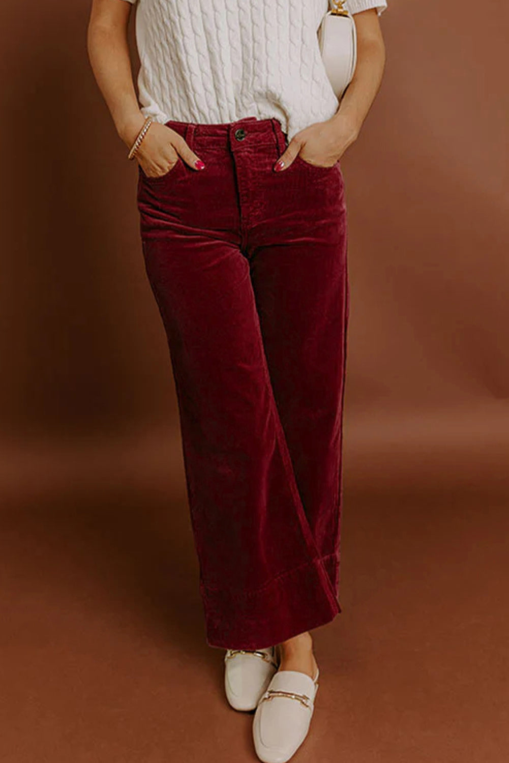 Cabernet Crush Corduroy Pants