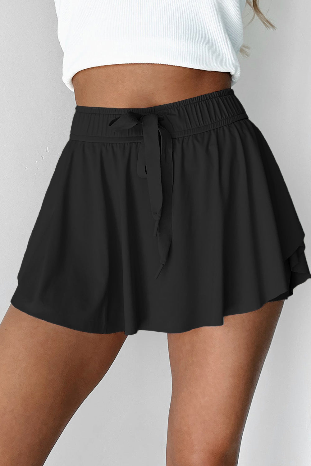 Black Tennis Skort