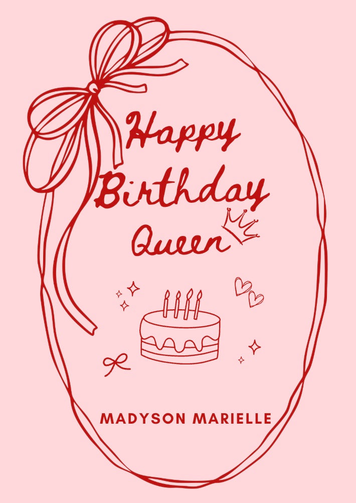 HBD Queen Gift Card
