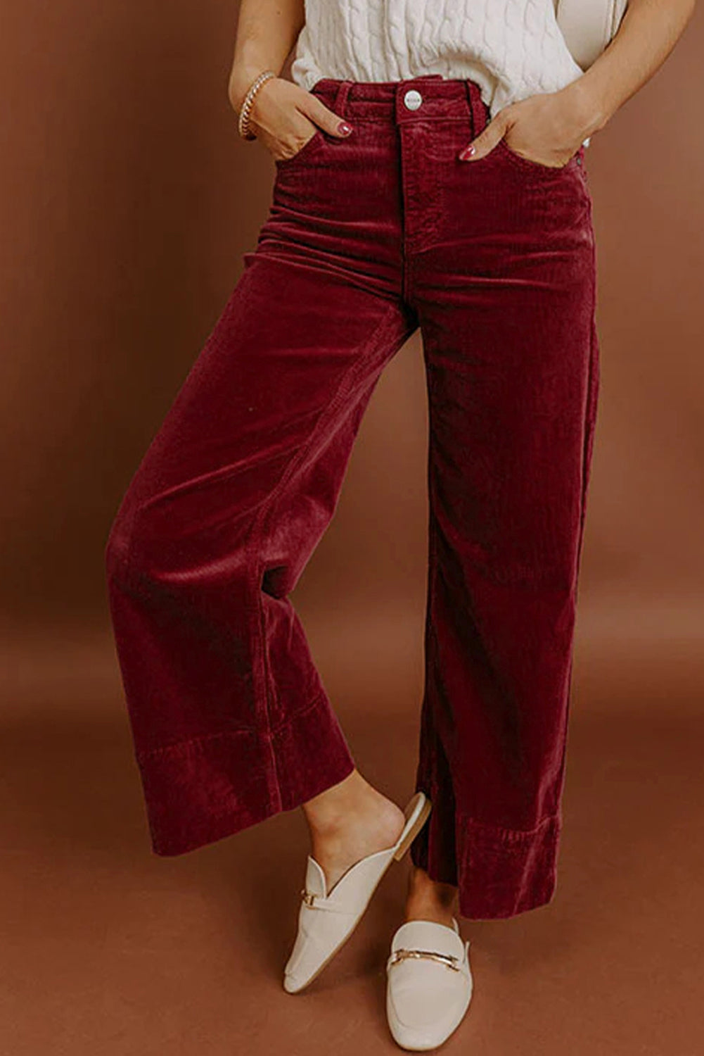 Cabernet Crush Corduroy Pants